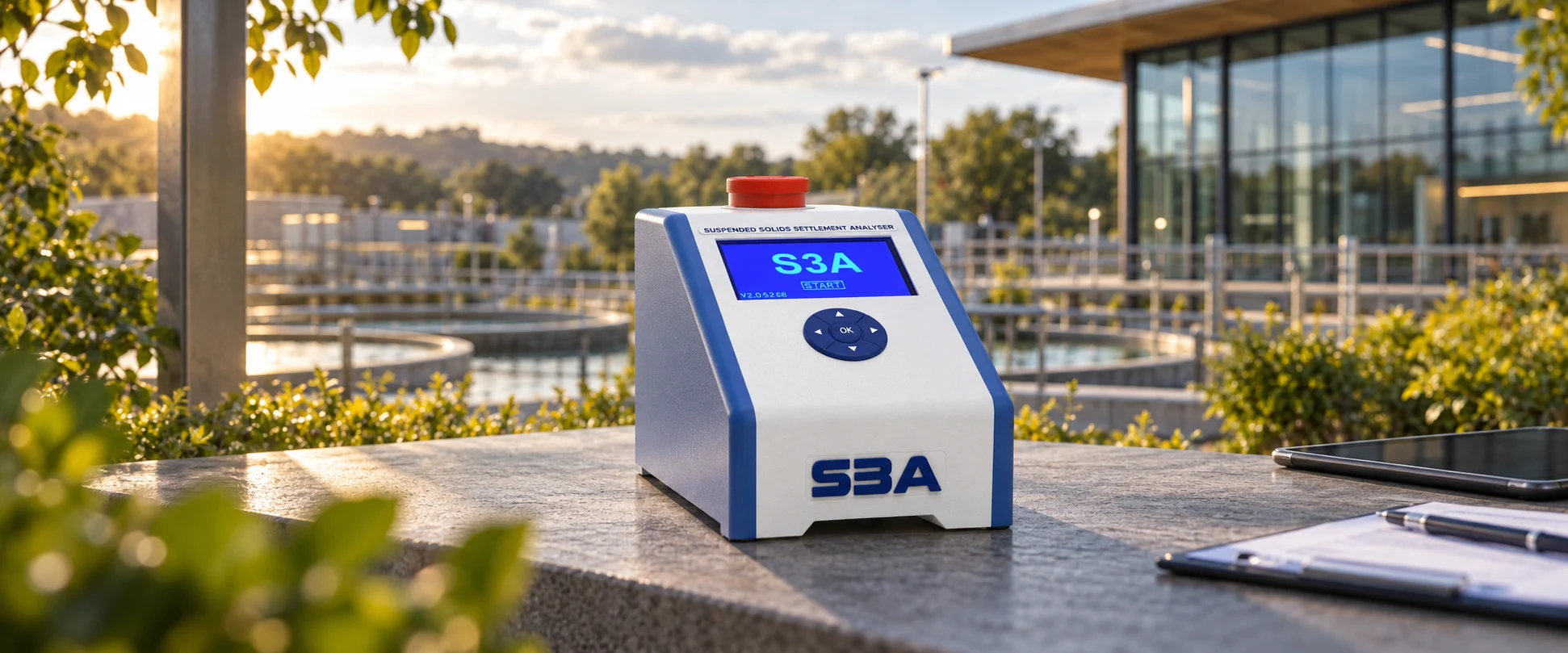 S3A analyser overlooking a water-recovery campus